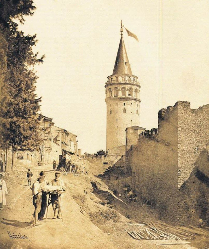 1854, Galata Kulesi ve çevresi James Robertson.jpg